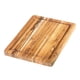 thumbnail image 1 of Tabla de cortar Teakhaus de madera pequeña con ranura para zumo, 35 x 25 cm, 1 of 9