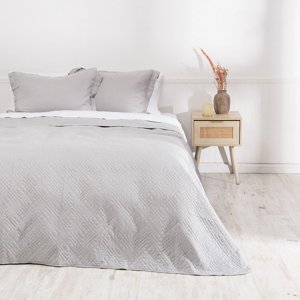 Mashini - Quilt Cordoba Lisa 2 P Gris