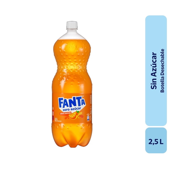 Bebida Sin Azúcar Botella, 2,5 L