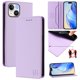 thumbnail image 1 of Funda Billetera con Soporte para iPhone 13/iPhone 14 Bloqueo RFID Plegable Morado claro, 1 of 6