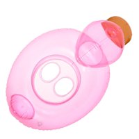 Magideal - Flotadores De Natación Lindos Y Ligeros, Transparentes, Flexibles Y Suaves Para Bañeras De Lago. Anillo De Asiento Rosa