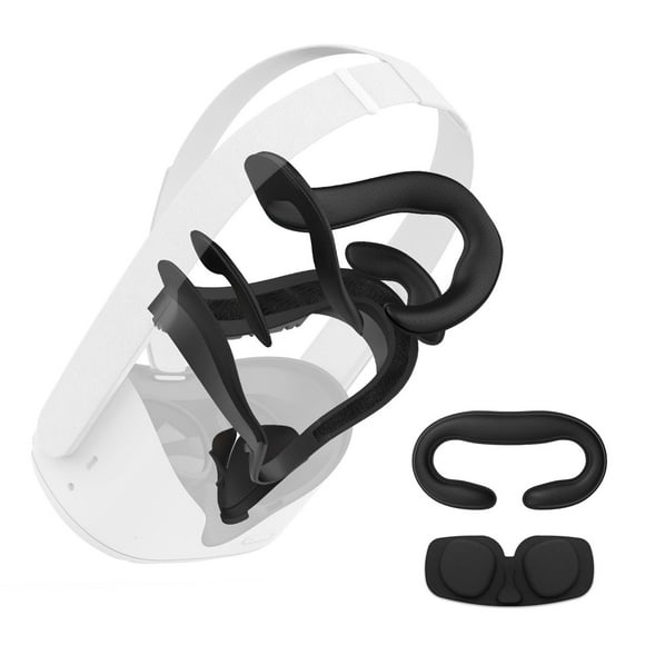Kit 7 en 1 Almohadilla de Repuesto AARONMEI para Oculus Quest 2 Negro