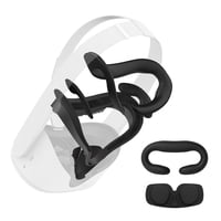Kit 7 En 1 Almohadilla De Repuesto Aaronmei Para Oculus Quest 2 Negro