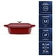 thumbnail image 2 of Olla Ovalada de Hierro Fundido Esmaltado Electrolux Expert 27 cm, 2 of 8
