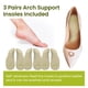thumbnail image 2 of Plantillas para zapatos Bukihome Arch Support, almohadillas de gel para aliviar el dolor, 2 of 7