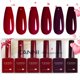 thumbnail image 1 of Set de esmaltes en gel CANNI, 6 colores, 9 ml, sin hemas, rojo oscuro, 1 of 3