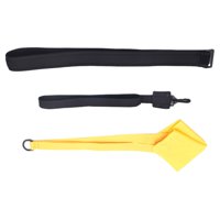 Magideal - Dispositivo De Paracaídas De Resistencia A La Natación, Cordón De Resistencia, Cinturón De Resistencia, Equipo De Entrenamiento, Paracaídas De Arrastr 40Cm Amarillo