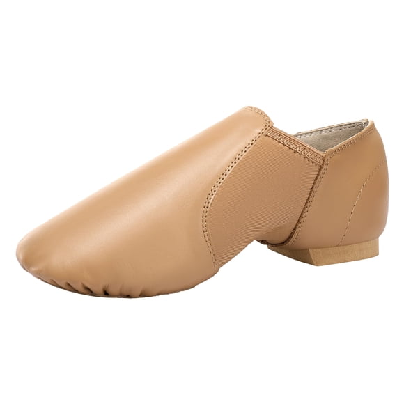 Zapato de Jazz Dynadans 6.5M Niña Grande Marrón de Cuero