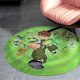 thumbnail image 4 of Ben 10 Alfombra Redonda de Felpa Coral, Antideslizante, No Desprende Pelusas, Lavable y Duradera para Salón, Dormitorio y Habitación de Niños 60cm, 4 of 6