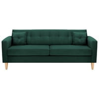 Bodevir - Sofa New Retro 3Cg Felpa 05 Verde Botella
