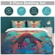 thumbnail image 5 of Monkey D Luffy Bed Duvet Cover Funny Anime Cartoon Bedding Se Lightweight3 Piece Comforter Se, cases, 5 of 5