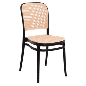 Moboi - Silla Para Terraza O Comedor Con Rattan Lombardia