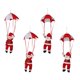 thumbnail image 2 of 4pcs Navidad Santa Claus Mu?eco De Nieve Mu?eca Paracaídas árbol De Navidad Decoración Colgante, 2 of 3