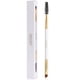 thumbnail image 1 of Brocha para cejas Docolor Duo profesional angular con cepillo spoolie, blanca, 1 of 9