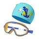 thumbnail image 5 of Gorro de natación Gafas de natación para niños, Gafas de natación Resistentes a la visión Amplia, Gafas de natación sin Fugas, Gafas de natación para Azul amarillo, 5 of 5