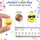 thumbnail image 2 of Goma de borrar LovesTown 2,5 cm 60 piezas con caras de emoticonos, 2 of 7
