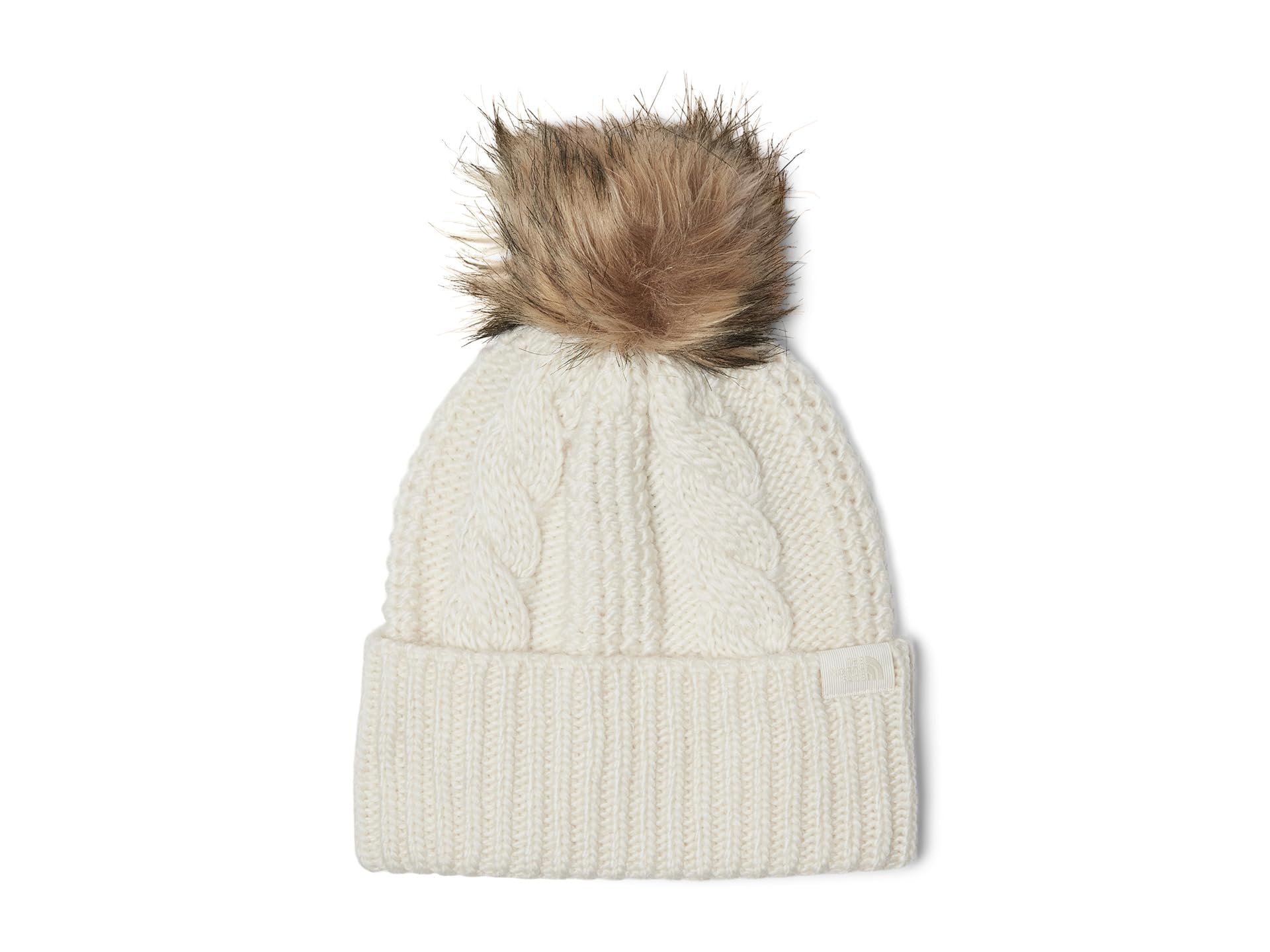 Gorro The North Face Oh Mega Fur Pom Para Mujer, Color Blanco Dune