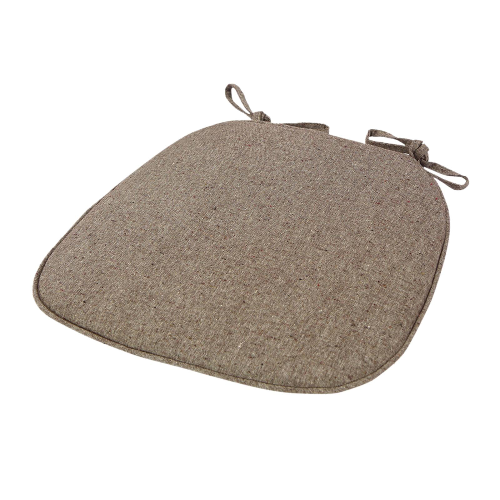 Magideal - Cojín De Asiento Para Silla De Comedor, Cojín De Asiento Suave, Protector, Cómodo, Antideslizante, Grueso, Cojín Para Silla De Comedor, Cojín Para Sil Color Café