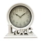 thumbnail image 2 of Reloj De Escritorio Redondo Para Chimenea, Sin Tictac, Decorativo, Para Granja, Silencioso, Junto A La Cama, Color Blanco, 2 of 3