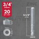 thumbnail image 2 of Anclajes de cuña SURGE BUILDING PRODUCTS 14 cm (paquete de 20), 2 of 8