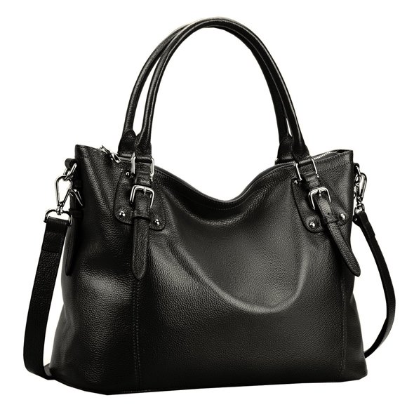 Bolso bandolera HESHE de cuero 32 × 24 × 14 cm