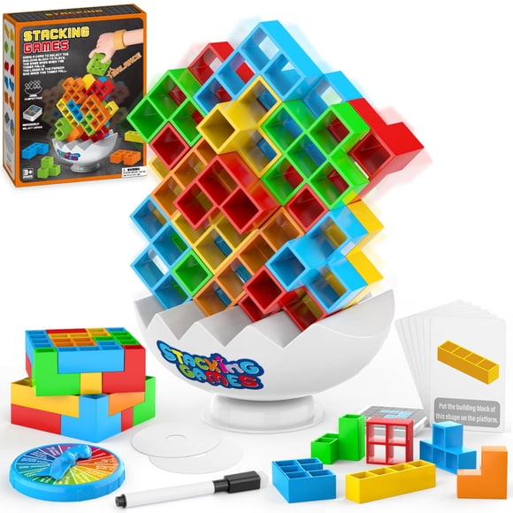 Juego de mesa Stacking Game Tetra de 70 piezas para niños y adultos