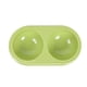 thumbnail image 1 of Plato Doble Para Mascota Verde 27*15*5,5Cm, 1 of 2