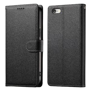 Foxdock - Funda Para Iphone 6 Plus – Cuero Premium, 3 Ranuras Para Tarjetas, Protección Contra Impactos