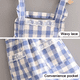 thumbnail image 4 of Delantal de cocina para mujer con bolsillos, delantal con pechera en capas para cocinar, hornear, hacer barbacoas y jardinería., 4 of 6