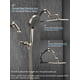 thumbnail image 2 of Brazo Extensor para Ducha Singing Rain 13 cm Ajustable en Níquel, 2 of 9