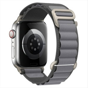 Correa Deportiva Aaronmei Nylon Gris Profundo 42-44-45-49Mm