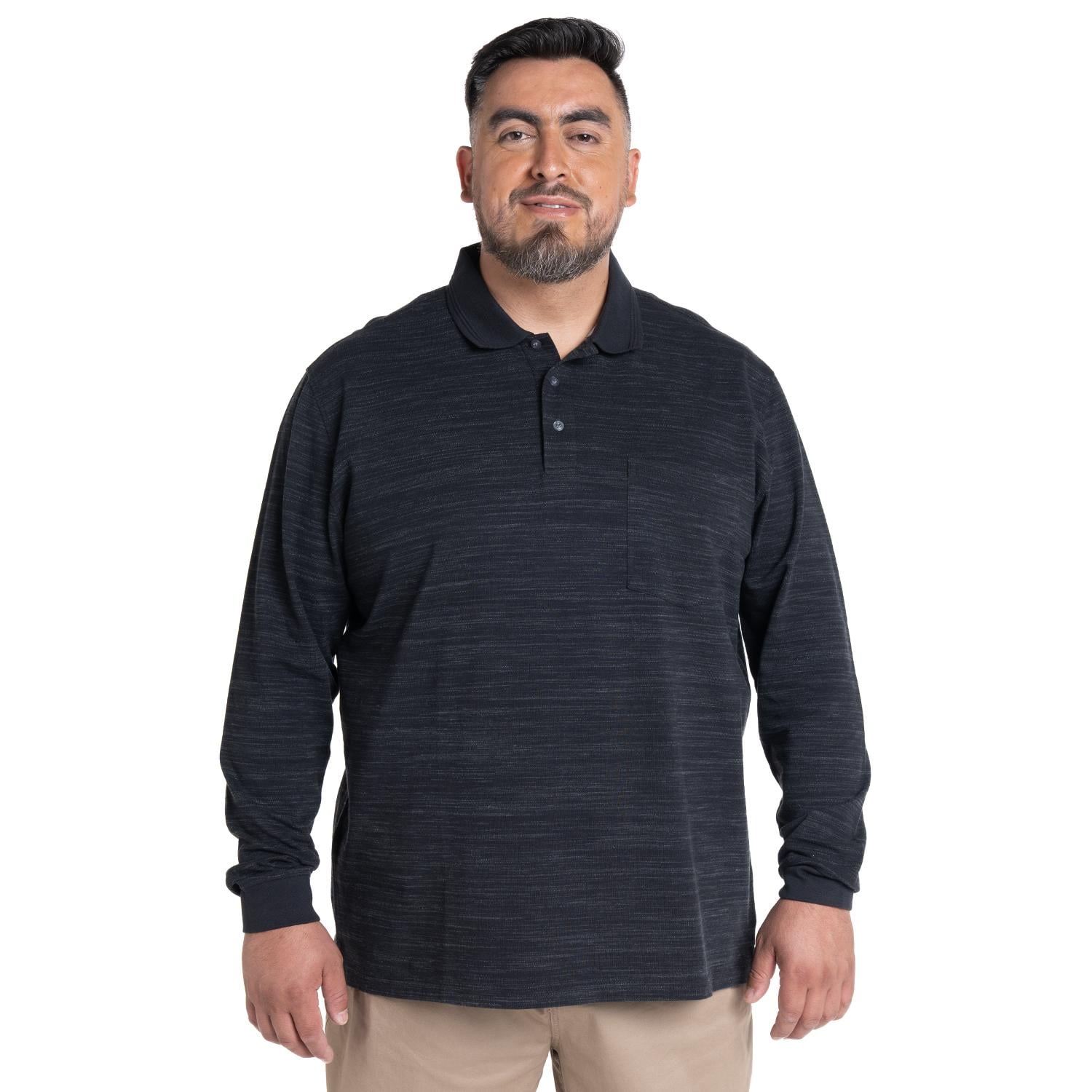 Kotting - Polera Manga Larga Piqué Slub Rojo 5xl