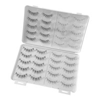 Ioensy - 20 Piezas Pestañas Postizas Aspecto Natural Diy Pestañas Artificiales Para Cosplay Boda