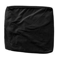 Bothyi - Funda Para Reposapiés A Prueba De Polvo Con Funda Otomana Inferior Elástica Negra