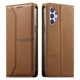 thumbnail image 1 of Funda tipo cartera con bloqueo RFID para Samsung Galaxy A32 5G cubierta magnética de cuero con tapa y soporte Marrón, 1 of 6
