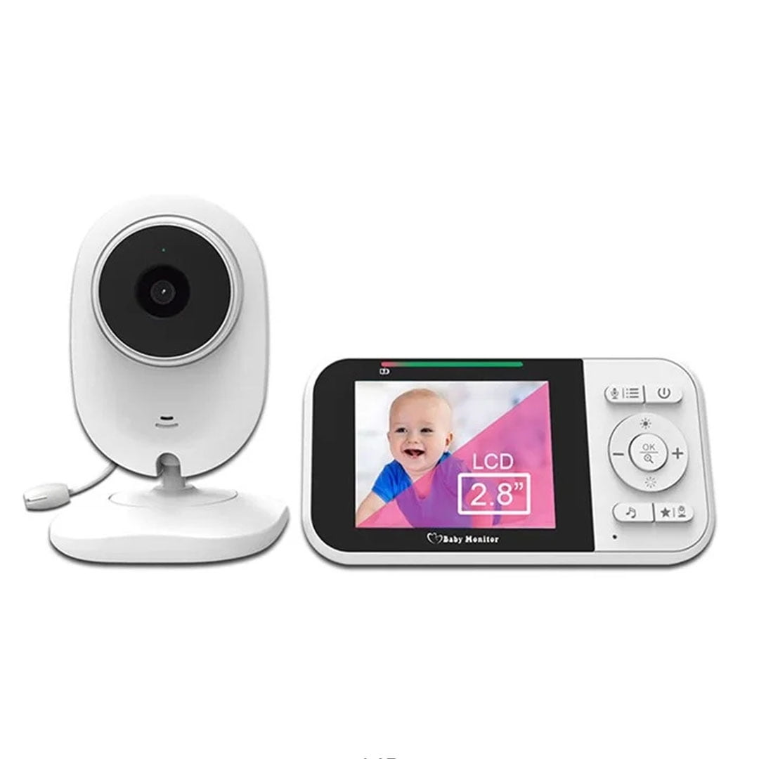 Kidstar - Cámara Monitor Bebé 2.8” Lcd Visión Nocturna Y Audio