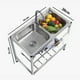 thumbnail image 4 of Lavaplatos Doble Moderno Funcional Acero Inoxidable, 4 of 4