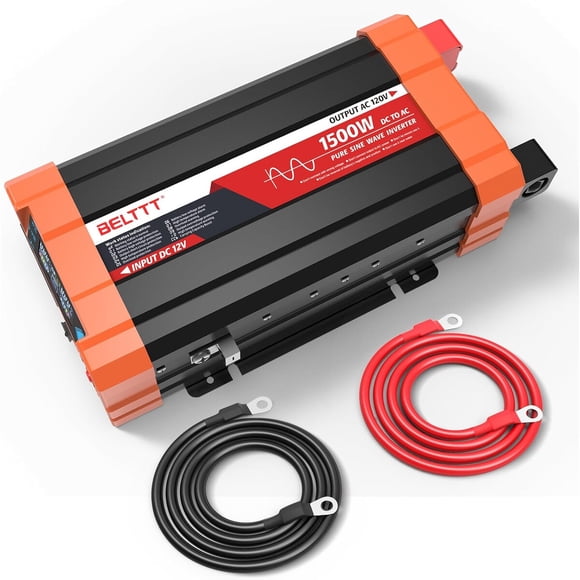 Inversor Onda Pura BELTTT 1500W 12V a 120V LCD
