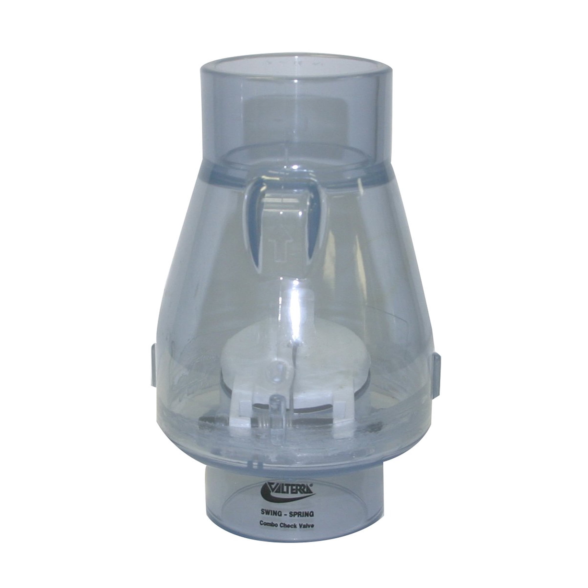 Válvula De Retención Valterra 200-c20 De 2 Pulgadas De Pvc Slip X Slip Clear