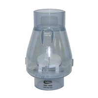 Válvula De Retención Valterra 200-C20 De 2 Pulgadas De Pvc Slip X Slip Clear