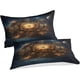 thumbnail image 3 of Juego de funda nórdica Astrolabio 3D para los doce signos del zodiaco. Funda nórdica con fundas de almohada. Funda de cama de microfibra con cremallera., 3 of 3