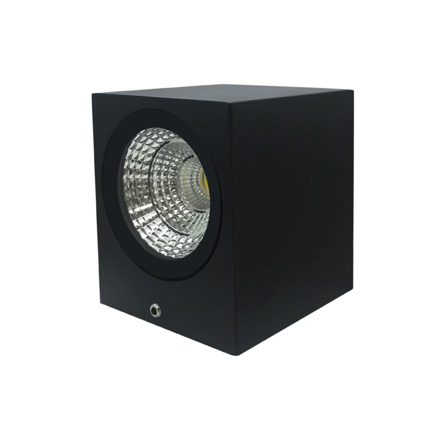 Genérico - Apliqué Simple Porta Gu-10 Cuadrado Kapelle Incluye Ampolleta Cálida