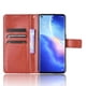 thumbnail image 3 of Funda tipo libro para OPPO Reno 5 Pro 5G, cartera todo‑en‑uno, funda multifuncional con tarjetero y correa de muñeca desmontable, 3 of 4