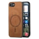 thumbnail image 1 of Magnetic Slim Case for iPhone 16e with Camera Guard & Anti-Scratch Back Brown, 1 of 6