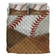thumbnail image 3 of Living My Dream - Juego de edredón personalizado de béisbol, 3 of 3