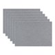 thumbnail image 1 of REGALWOVEN Juego de 6 Manteles Individuales de Poliéster para Decoración de Mesa de Comedor de Cocina Resistentes al Calor Manteles Individuales Gris 18*12in, 1 of 6
