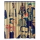 thumbnail image 1 of Cortina de ducha con collage de Channing Tatum, juego de cortinas de baño con ganchos, tamaño 60 x 72 pulgadas, 1 of 3