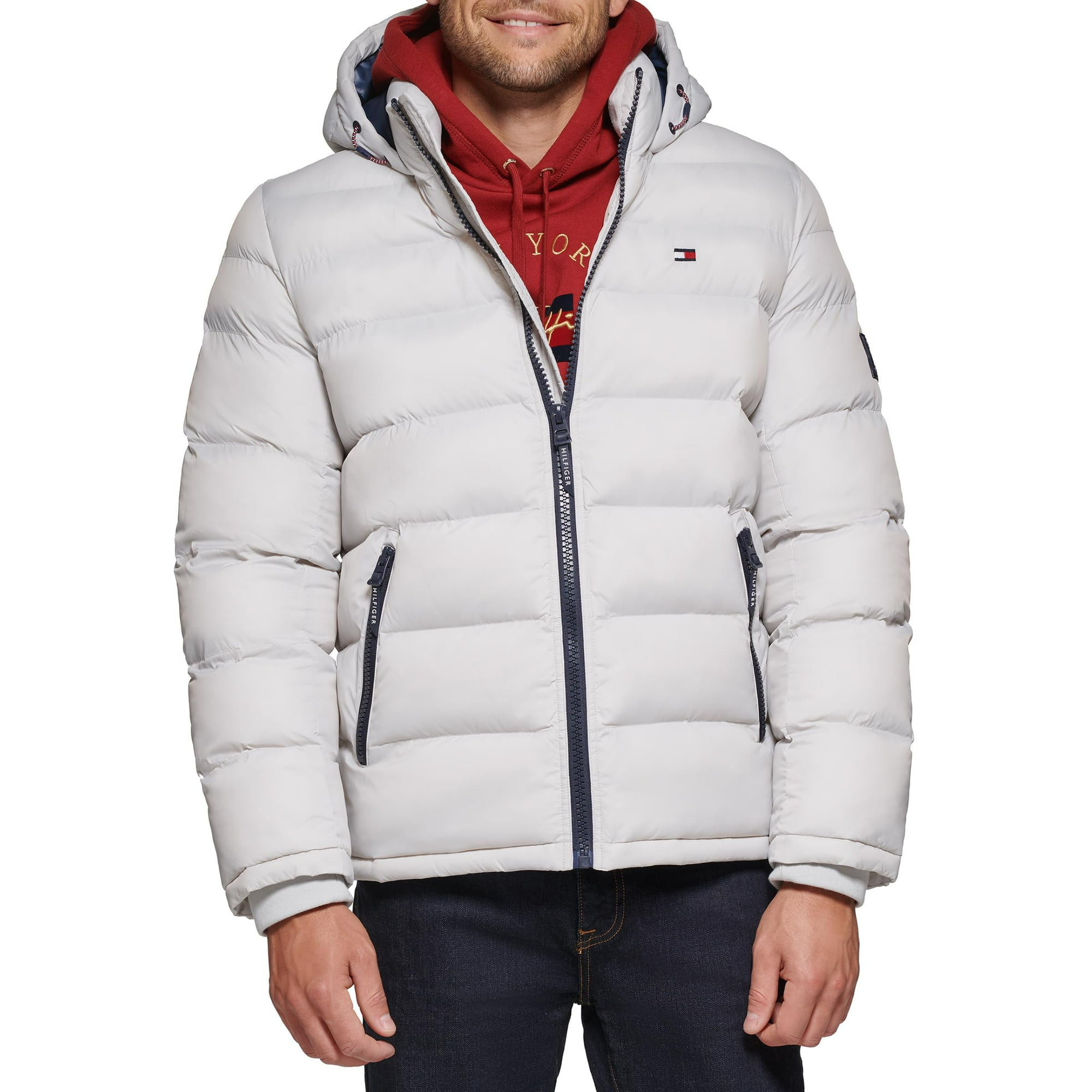Chaqueta Tommy Hilfiger Con Capucha Puffer Ice Xxl Para Hombre