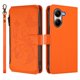 thumbnail image 2 of Funda Cartera Mariposa para [Xiaomi Poco X7 Pro] con Soporte y Cremallera Naranja, 2 of 6