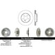 thumbnail image 2 of Disco Freno para auto Mercedes Benz GLK320 CDI 2009-2015 Trasero, 2 of 4